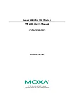 Предварительный просмотр 1 страницы Moxa Technologies WFS001 User Manual