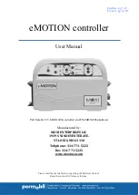 Moxi eMOTION User Manual preview