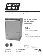 Moyer Diebel 383HT M2 Installation, Operation, Cleaning And Maintenance Manual preview