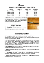 Preview for 2 page of moyes Conar HG16 Operating And Packing Instructions