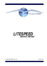 moyes LITESPEED Owner'S Manual preview