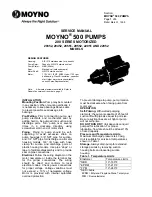 moyno 20302 Service Manual предпросмотр