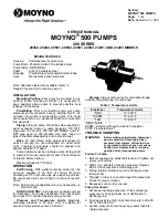 Предварительный просмотр 5 страницы moyno 20302 Service Manual