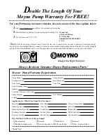 Предварительный просмотр 5 страницы moyno 35650 Service Manual