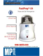 MP Biomedicals 6004-500 Instruction Manual preview