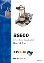 MP Filtri BS500 User Manual предпросмотр