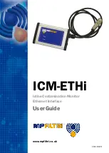 Preview for 1 page of MP Filtri ICM-ETHi User Manual