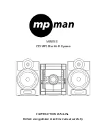 MP-Man MINI100 Instruction Manual preview