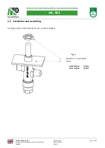 Предварительный просмотр 7 страницы MP 401 Instructions For Installation, Use And Maintenance Manual