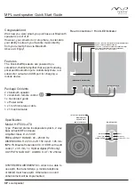 Предварительный просмотр 1 страницы MP HIFI 300-4TX Quick Start Manual