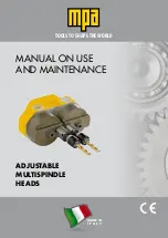 Предварительный просмотр 1 страницы MPA 100 Series Manual On Use And Maintenance