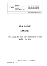 Preview for 1 page of MPB NMR-03 User Manual