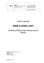 Preview for 1 page of MPB SEMS User Manual