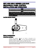 MPC 4000 GEN II Series Additional Instructions For Installation And Operation preview