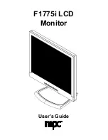 Preview for 1 page of MPC F1775i User Manual