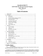 Preview for 1 page of MPEGbox DuraWatt DSATX User Manual