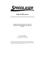 MPH Industries SpeedLaser B User Manual предпросмотр