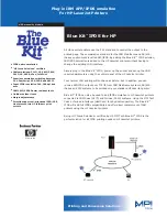 MPI Technologies The Blue Kit IPDS for HP Specification Sheet preview