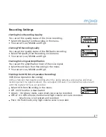 Предварительный просмотр 19 страницы Mpio FL 500 User Manual