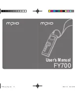 Предварительный просмотр 1 страницы Mpio FY 700 User Manual