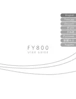 Предварительный просмотр 1 страницы Mpio FY 800 User Manual