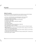 Предварительный просмотр 4 страницы Mpio MG 200 User Manual