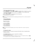 Предварительный просмотр 11 страницы Mpio MG 200 User Manual