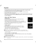 Предварительный просмотр 12 страницы Mpio MG 200 User Manual