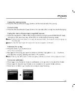 Предварительный просмотр 13 страницы Mpio MG 200 User Manual