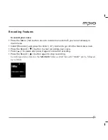 Предварительный просмотр 15 страницы Mpio MG 200 User Manual