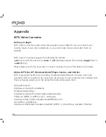 Предварительный просмотр 20 страницы Mpio MG 200 User Manual