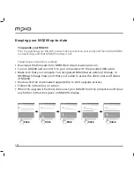 Предварительный просмотр 22 страницы Mpio MG 200 User Manual