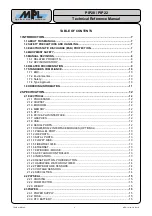 Preview for 2 page of MPL PIP20 Technical Reference Manual