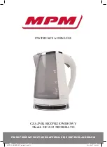 MPM MCZ-13 MODERATO User Manual preview