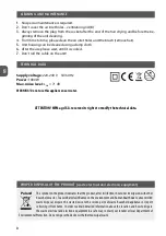 Preview for 8 page of MPM MLW-05 User Manual