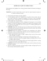 Preview for 21 page of MPM MPM-23-KMI Owner'S Manual