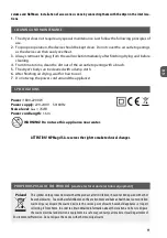 Preview for 11 page of MPM MSW-09 User Manual