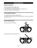 Предварительный просмотр 7 страницы MPMan CS-U52 Instruction Manual