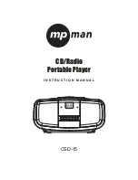 MPMan CSD 15 Manual preview