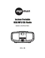 Предварительный просмотр 10 страницы MPMan CSU 36 Manual