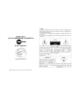 MPMan CSU384PLL User Manual preview