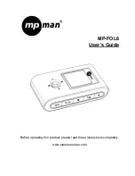 MPMan MP-FOL6 User Manual preview