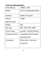 Предварительный просмотр 9 страницы MPMan MPF 97 User Manual