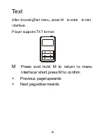 Preview for 16 page of MPMan MPF405 User Manual