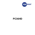 MPMan PC36HD User Manual preview