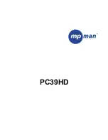 MPMan PC39HD Instruction Manual preview