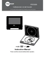 MPMan PDV 2000 Instruction Manual preview