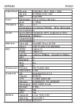 Предварительный просмотр 110 страницы MPMan PH451 Manual