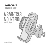 Mpow AIR VENT CAR MOUNT PRO Manual preview