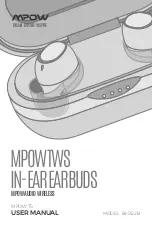 Mpow TWS User Manual preview